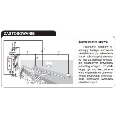 Przekaźnik bistabilny PBM-02 230V AC ZAMEL (EXT10000063-WPL)